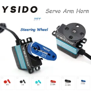 Brazo de Servo de 25T con Disco Estriado para Traxxas TRX4, Axial SCX10, <span class=keywords><strong>Tamiya</strong></span> <span class=keywords><strong>1</strong></span>/<span class=keywords><strong>10</strong></span>, Camiones RC Crawler, Motores Servo Futaba HSP, Robot - Product Image 6