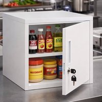 Armoire autoportante en acier à porte unique, verrouillable, moderne, écologique, multi-usages, petite armoire de rangement suspendue pour salon