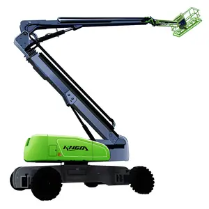 Best Selling Aerial Work Platform Cherry Picker Four-wheel Construction Boom Lifts Lifter Trolley Lifting Up