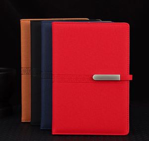 Carnet de notes A5 en cuir PU de qualité supérieure avec logo personnalisé, couverture rigide et longue boucle argentée, journal, agenda - Product Image 4