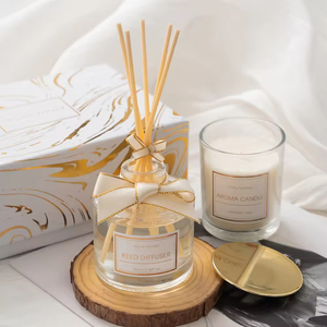 Aikun 50ml Glass Flameless Reed <b>Diffuser</b> with Long Lasting Fresh Essential <b>Oil</b> Aroma for Bedroom Bathroom Office Decor - Product Image 4