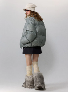 Giacca Invernale da Donna con Collo Alto, Impermeabile e Antivento, Casual e di Alta Qualità - Product Image 2