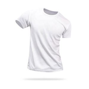 Camiseta Informal de Tela Jersey, Diseño en Blanco, Poliéster Suave, Impresión por Transferencia de Calor, Logotipo Personalizado, Secado Rápido, para Hombre - Product Image 2