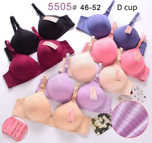 Soutien-gorge grande taille sans armatures pour <span class=keywords><strong>femme</strong></span>, bonnets fins et respirants avec dentelle en coton, doux et confortable pour le quotidien - Product Image 3