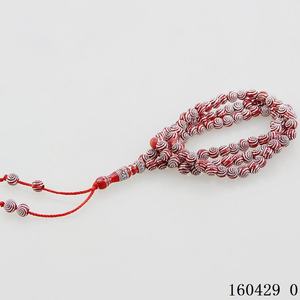 ลูกประคำแบบมินิมอลสำหรับผู้ชายมุสลิม พร้อมลูกประคำแบบมีตัวแบ่ง สำหรับใช้ในมัสยิดและการเดินทางฮัจญ์ - Product Image 1