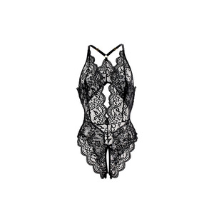 Completo Set Lingerie Sexy da Donna: Body Trasparente con Apertura all'Inguine e Schiena Scoperta, in Pizzo, Eco-Friendly, per Adulti, Taglie Forti, per un Look Seducente - Product Image 5