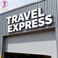 Enseigne lumineuse 3D extérieure étanche IP65 pour publicité, lettres en relief, logo de marque personnalisé, panneau signalétique pour la décoration de clubs et de bars