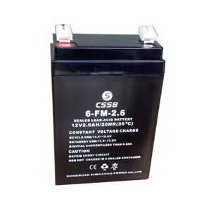 Аккумуляторная свинцово-кислотная батарея AGM 12 В 2,6 Ач - Product Image 1