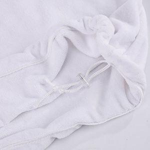 Sac de lavage pour chaussures en microfibre OEM anti-transfert de couleur avec séparateur central et cordon de serrage pour blanchisserie commerciale et nettoyage à sec - Product Image 3