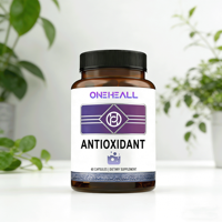 Extrait d'herbes, vitamines antioxydantes avec capsules d'açaï et de baies de goji - 60 capsules, complément alimentaire quotidien