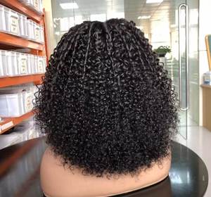 Nueva Peluca Rizada en Espiral Marrón con Mechas Rubias, con Encaje Frontal y Parte Libre, con Gorro de Peluca - Product Image 2