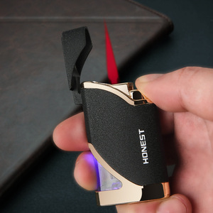 ไฟแช็กไฟฟ้ากันลมแบบพกพาพร้อมไฟ LED - Product Image 1