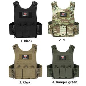 Gilet tactique Molle à boucles à dégagement rapide avec pochettes latérales et triple porte-chargeur Chaleco Tactico - Product Image 5