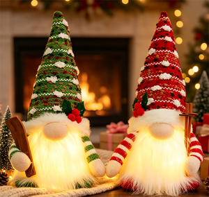 Bestselling Knitted IIluminated Figurines Items for <b>Christmas</b> <b>Window</b> <b>Displays</b> Decoration - Product Image 2