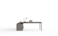 Ensemble de bureau de direction de luxe avec armoire, bureau moderne pour PDG, salle de direction