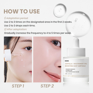 Ampolla de Suero KOEC Centella Niacinamide Boosting Shot, Reparación, Calmante, Esencia Facial Coreana para el Cuidado de la Piel, Hidratante, Iluminadora - Product Image 4