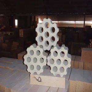 Preço do fabricante Tamanho exato Alta Alumina Checker Bricks Hot Blast Furnace Checker Bricks