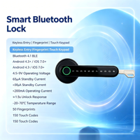 Serrure Intelligente WiFi à Empreinte Digitale avec Télécommande, Mot de Passe Biométrique pour Porte en Bois, Aluminium, Acier, Option de Stockage sur Carte Mémoire Incluse