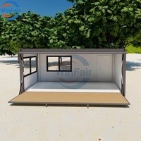 Maisons de cuisine modulaires préfabriquées WinFair Mexico, maisons conteneurs modernes pliables en kit pour fermes rurales