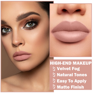 Lápiz Labial Mate en Tubo de Papel, Impermeable, Alta Pigmentación, Hidratante, Larga Duración, Maquillaje Vegano, 8 Colores - Product Image 4