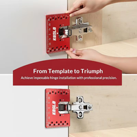 Placa de Reparación de Gabinetes con Posicionador de Montaje de Bisagras de Aleación de Aluminio, OEM Industrial, para Herramientas y Accesorios de Carpintería DIY