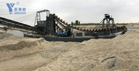 Drague à godets diamantés 100 TPH 150 TPH 400 tonnes/heure pour l'extraction d'or, machine industrielle de dragage et d'équipement de lavage