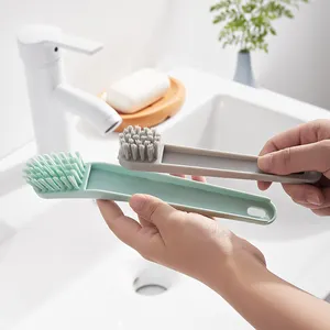 Multi-purpose Cleaning brush 2 in 1 Removable soft bristle brush for shoe cleaning