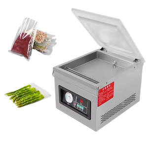 Machine de mise <span class=keywords><strong>sous</strong></span> <span class=keywords><strong>vide</strong></span> commerciale miniature améliorée BANMO avec doubles bandes de scellage de 32 cm et structure à chambre pour les noix et les produits secs - Product Image 4