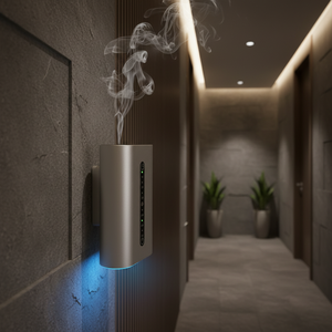 Pure <b>Essential</b> Oil Plug In Aroma Diffuser Wall Mounted WiFi App ControlFragrance Diffuser With RGB Light for Living Room - Product Image 1