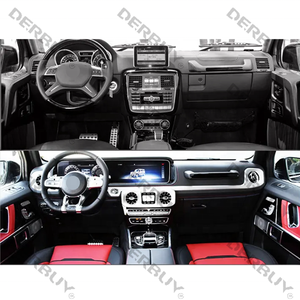 Kit Carrozzeria Personalizzabile in Colore Arancione, Blu, Rosso, Nero per Paraurti Anteriore/Posteriore, Interni G500 G63 G55 2002-2016, Accessori W463 <span class=keywords><strong>G</strong></span> - Product Image 2