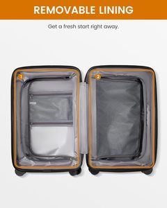 Ensemble de bagages professionnels en PP personnalisés à prix de gros, valise extensible avec serrure TSA et roulettes pivotantes, bagage cabine approuvé par les compagnies aériennes - Product Image 5