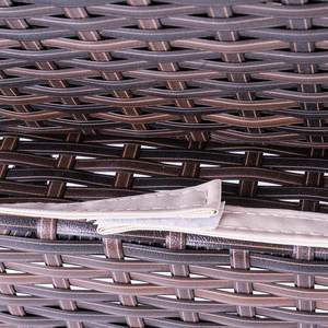 Sofá de mimbre resistente a la intemperie con tomas de corriente - Product Image 5