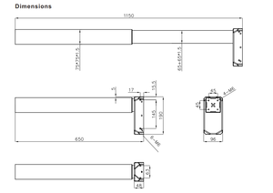 Patas de escritorio resistentes 800N para sentarse, estilo de diseño moderno, mecanismo de elevación de escritorio de pie 800N, a la venta, al por mayor - Product Image 5