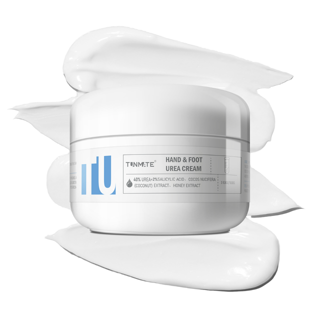 Wholesale Moisturizing Anti-Dry Foot Crack Repair Urea Hyaluronic Acid Vitamin C Foot Care Cream Customized Package Toe Corn