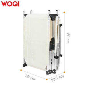 Tumbona Plegable Woqi 190x58x28cm con Respaldo Ajustable, Transpirable, para Uso en Exteriores, Playa, Jardín y Terraza - Product Image 2