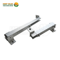 Support de panneaux solaires à pieds réglables pour balcon, adapté aux toits plats et aux toits en tôle