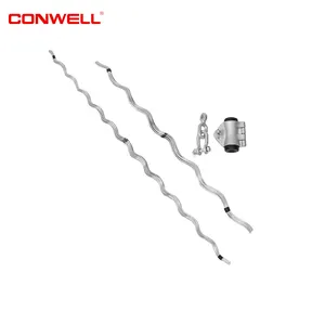 ADSS OPGW accessori per cavi morsetto di deformazione elicoidale zincato senza fine