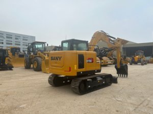 Miniexcavadora hidráulica de cadenas SY75C de 7.5 toneladas para construcción - Product Image 4