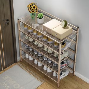 Le rangement de chaussures multicouche pliable autonome pour l'entrée de la maison est un objet précieux pour la maison. - Product Image 4