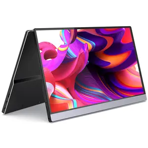 15.6 אינץ מסך מגע נייד צג HD 1920x1080 הכפול HD מולטימדיה ממשק סוג C נייד תצוגת מסך