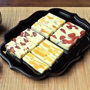 Barras de Pastel de Leche con Fresa y Mango, Dulces de Goma Suaves y Masticables con Almendras, a Granel 500g, Venta al por Mayor OEM - Product Image 1