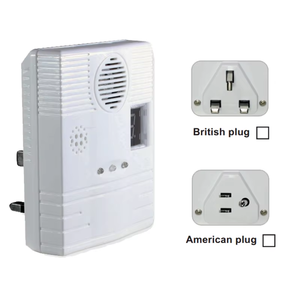 Detector de alarma de <span class=keywords><strong>Gas</strong></span>, Sensor de fugas de <span class=keywords><strong>Gas</strong></span> de carbón, <span class=keywords><strong>Gas</strong></span> Natural, LPG, enchufable, indicador de voz, estroboscópico - Product Image 4