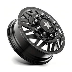 Jantes en alliage forgé American Force H02 <span class=keywords><strong>SIEGE</strong></span> DRW 18-28 pouces 8x180 10x225 pour Silverado 3500HD DRW Ram 4500 Chassis Cab Truck - Product Image 3