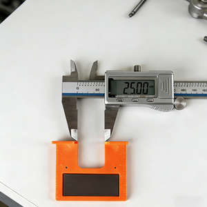 Pièce de fixation pour charnière avec aimant puissant, localisateur d'espace de 2 mm pour porte, outil auxiliaire d'installation de panneau de porte - Product Image 5
