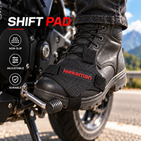Protège-chaussures de moto réglable en caoutchouc pour bottes et chaussures de moto