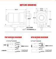 Sonde de réglage d'outils CNC à capteur tactile automatique haute précision HNC GZ100 pour axe Z de tour et routeur CNC (zero axe Z)