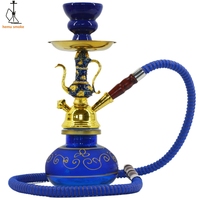 Ensemble de chicha de conception classique irakienne, fabricant de style Habibi, mélange de 4 couleurs, chicha portable pour fumer avec accessoires de chicha chinois