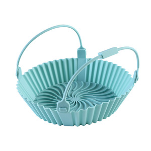 Cesta de silicona al por mayor para freidora de aire, almohadilla multifuncional resistente al calor, revestimiento plegable reciclable - Product Image 2