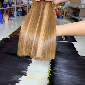 Meilleure vente extensions de cheveux vietnamiennes à double trame droites en os, couleur teintée, avec fermeture frontale en dentelle HD du Vietnam - Product Image 1