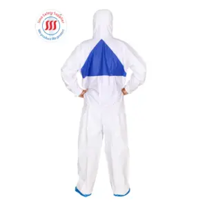 Painting Protective Uniform Custom Working Coverall Overalls PPE Full Body Isolation Gown Coverall Type 5/6